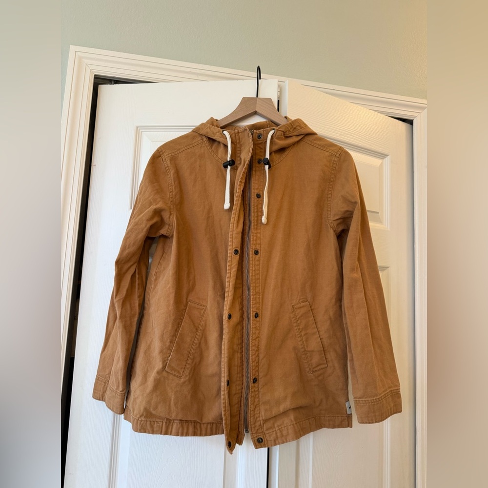 The North Face Shipler Full-Zip Hoodie Cotton Cedar Brown Jacket M - Picture 8 of 10